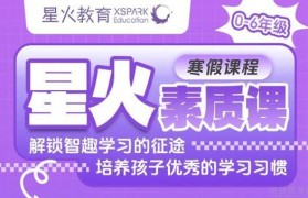 素质课单次不到20元 星火教育寒假班还不来看